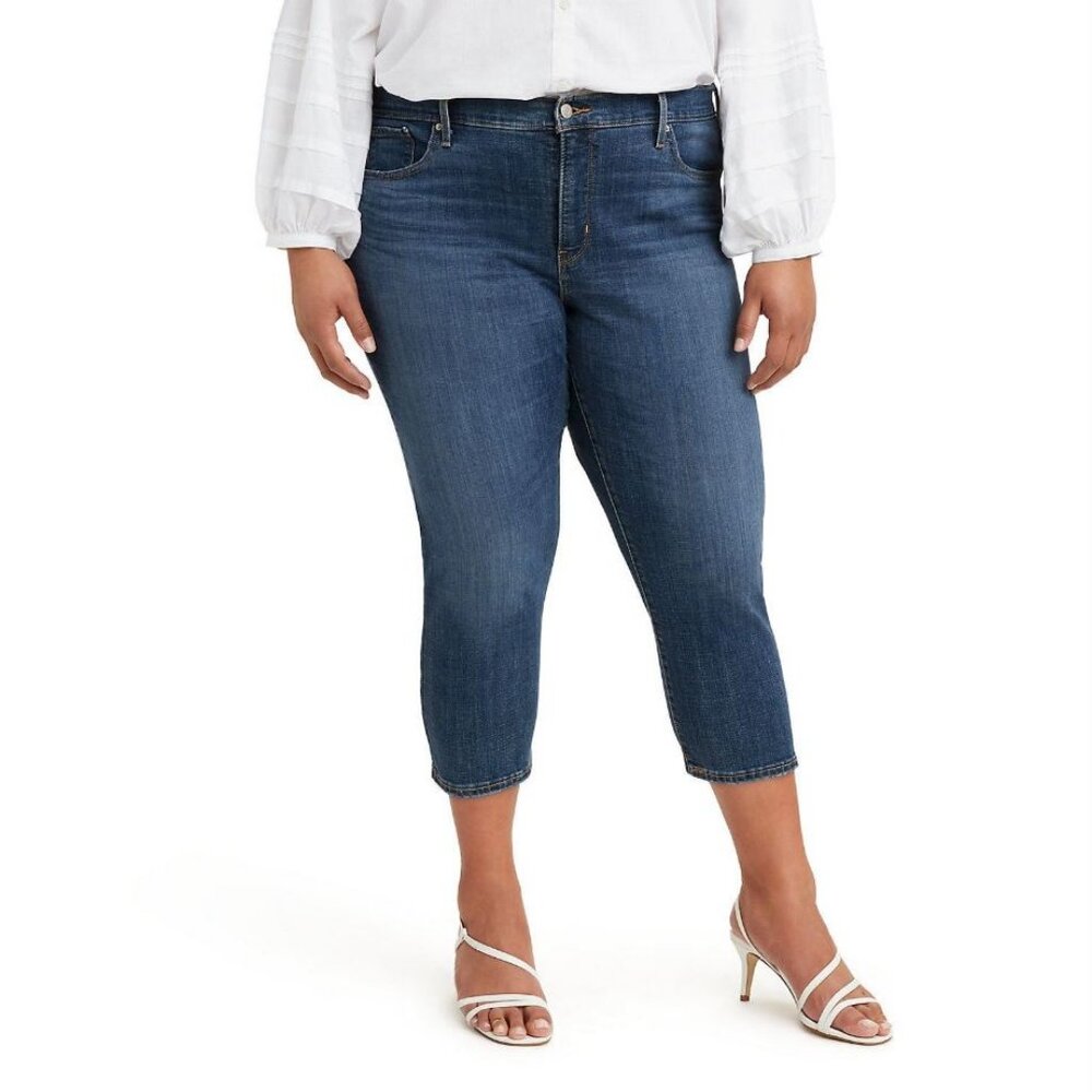 Plus Size Levi's® 311 Shaping Capris Color: Lapis… - image 1